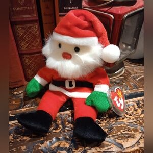 Vintage Ty 1998 Santa Claus Beanie Baby